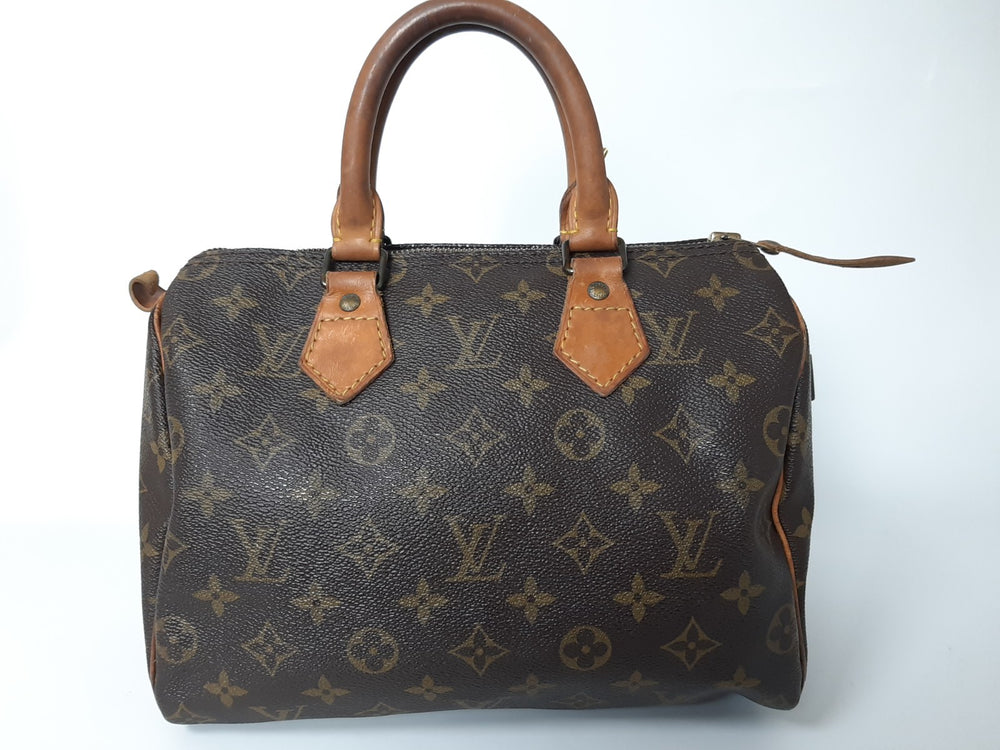 Louis Vuitton Monogram Speedy 25 M41528 Boston Bag Hand Bag MI0911 Padlock Key1