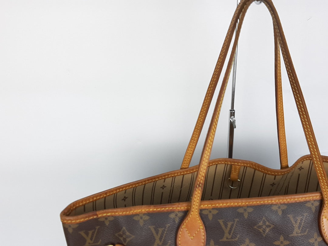 Louis Vuitton Monogram Neverfull MM M40156 Shoulder Bag Brown AR10984