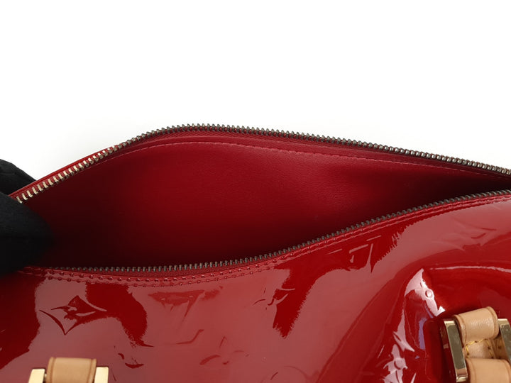 Louis Vuitton Vernis Bedford Hand Bag M9133F Vernis Monogram Pink VI009611