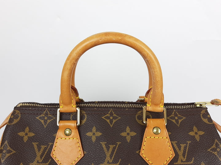 Louis Vuitton Monogram Speedy 25 M41528 Boston Bag Hand Bag SP09192