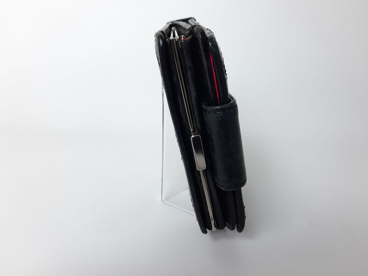 CHANEL Cambon Folding Lambskin Black x White Pink Silver Hardware2