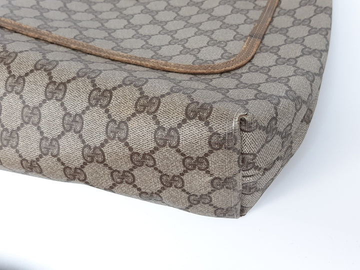 Gucci Sherry Line Tote Bag Shoulder Bag GG Pattern Brown PVC Leather6