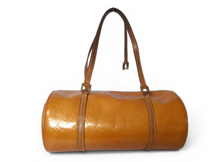 Louis Vuitton Vernis Bedford Hand Bag M91006 Vernis Monogram Yellow2