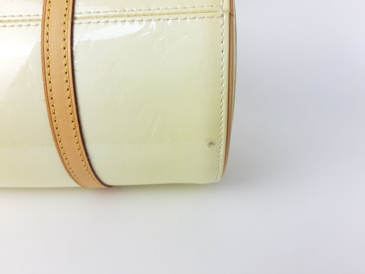 Louis Vuitton Vernis Bedford Hand Bag M91006 Vernis Monogram Yellow VI40076