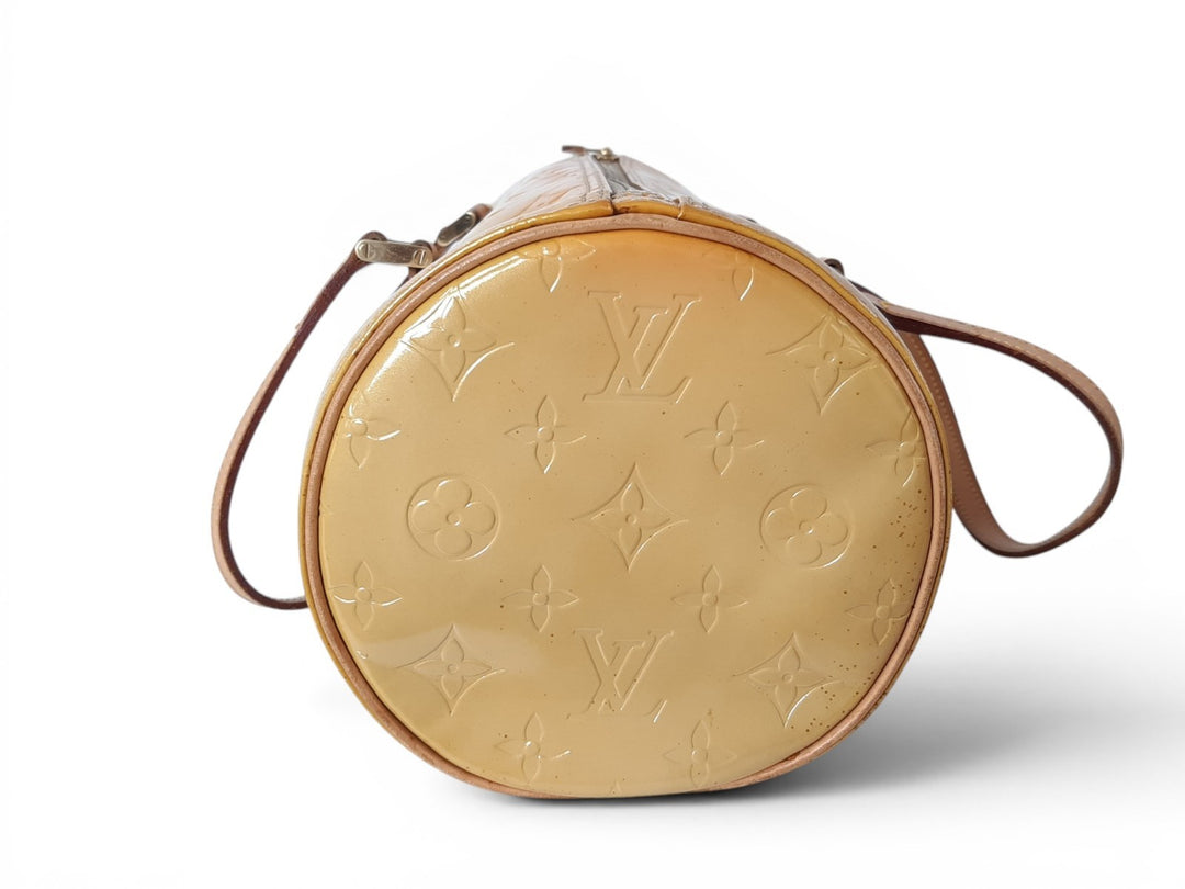 Louis Vuitton Vernis Bedford Hand Bag M91006 Vernis Monogram Yellow Louis VI19198
