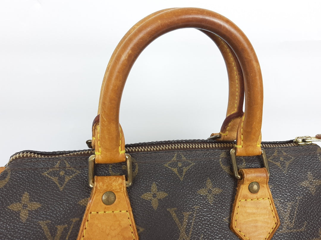 Louis Vuitton Monogram Speedy 25 M41528 Boston Bag Hand Bag SP00743
