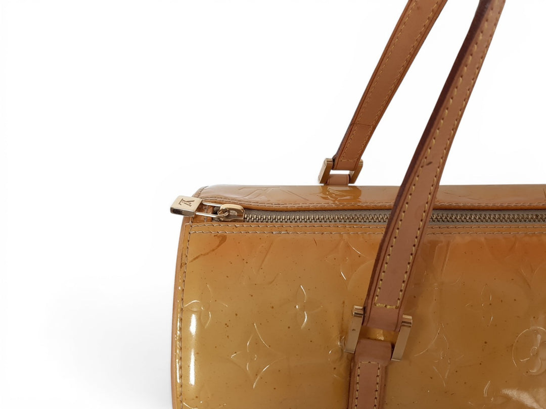 Louis Vuitton Vernis Bedford Hand Bag M91006 Vernis Monogram Yellow Louis VI19193