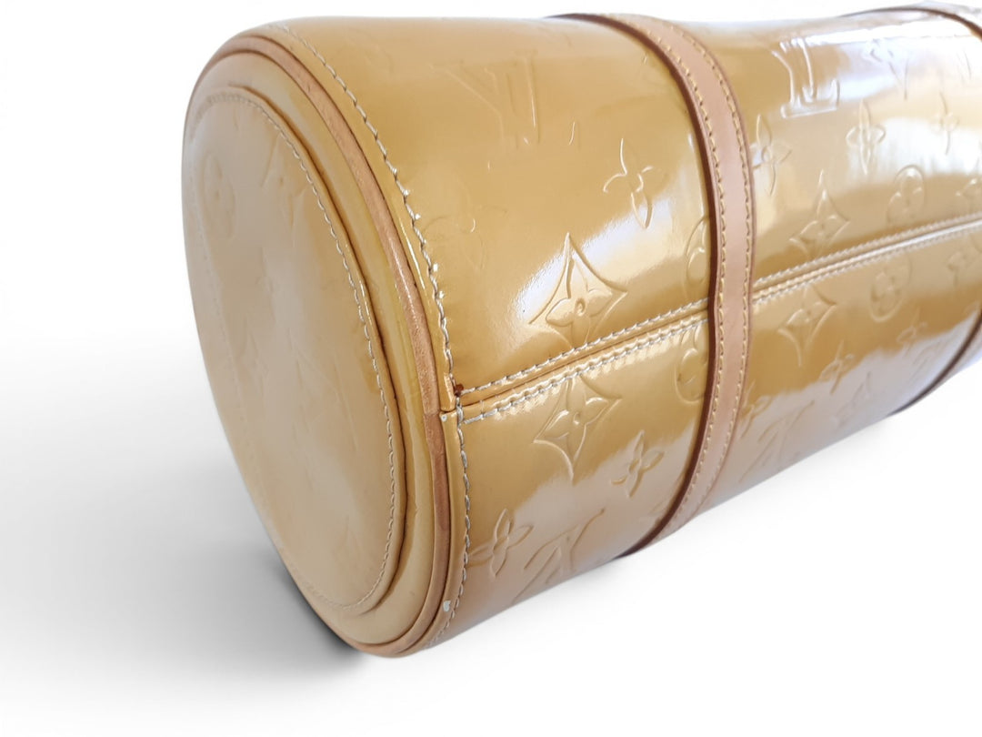 Louis Vuitton Vernis Bedford Hand Bag M91006 Vernis Monogram Yellow Louis VI19187