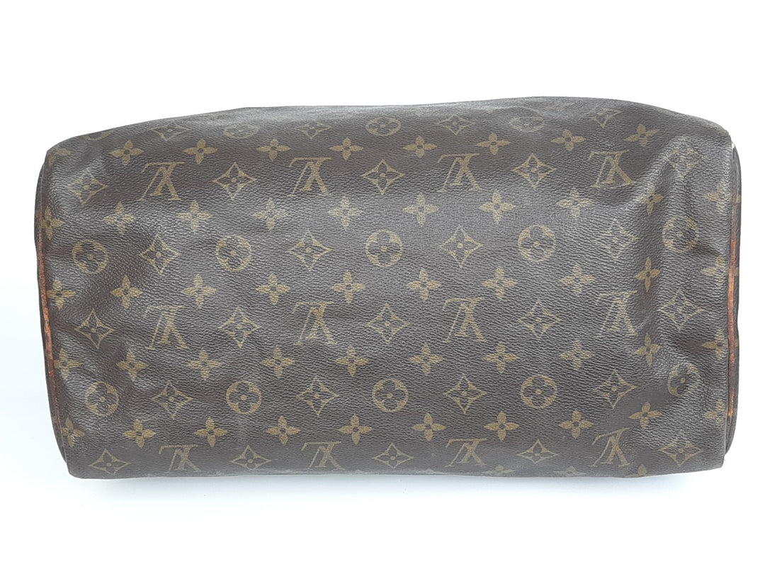 Louis Vuitton Speedy 35 Monogram Boston Hand Bag Purse SA821 Padlock Key11