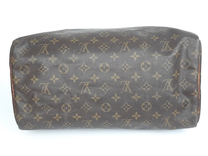 Louis Vuitton Speedy 35 Monogram Boston Hand Bag Purse SA821 Padlock Key11