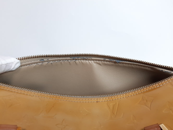 Louis Vuitton Vernis Bedford Handtasche M91006 Vernis Monogram Gelb VI101010