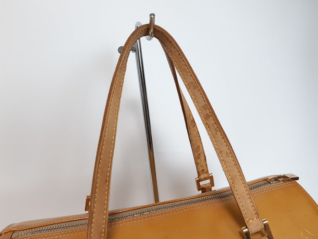 Louis Vuitton Vernis Bedford Handtasche M91006 Vernis Monogram Gelb VI00728