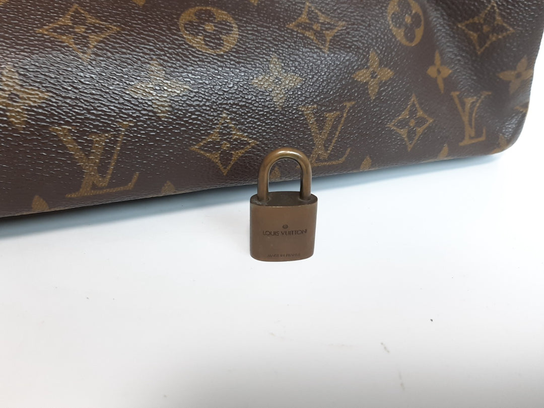 LOUIS VUITTON Speedy30 M41108 Monogram Hand Schultertasche Braun15