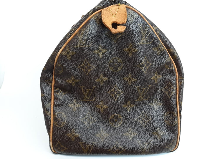 LOUIS VUITTON Speedy30 M41108 Monogram Hand Schultertasche Braun4