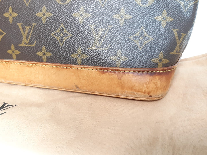 Louis Vuitton Monogram Alma Hand Bag Purse M51130 LV BA09473