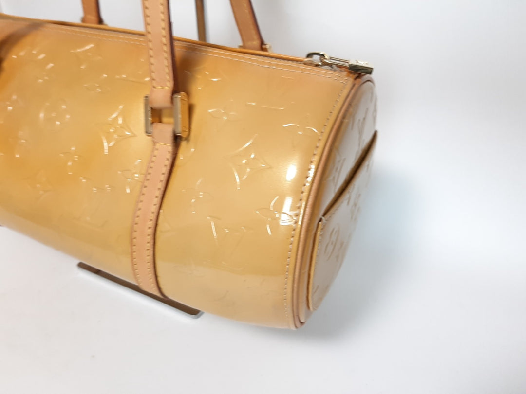 Louis Vuitton Vernis Bedford Hand Bag M91006 Vernis Monogram Yellow VI09996