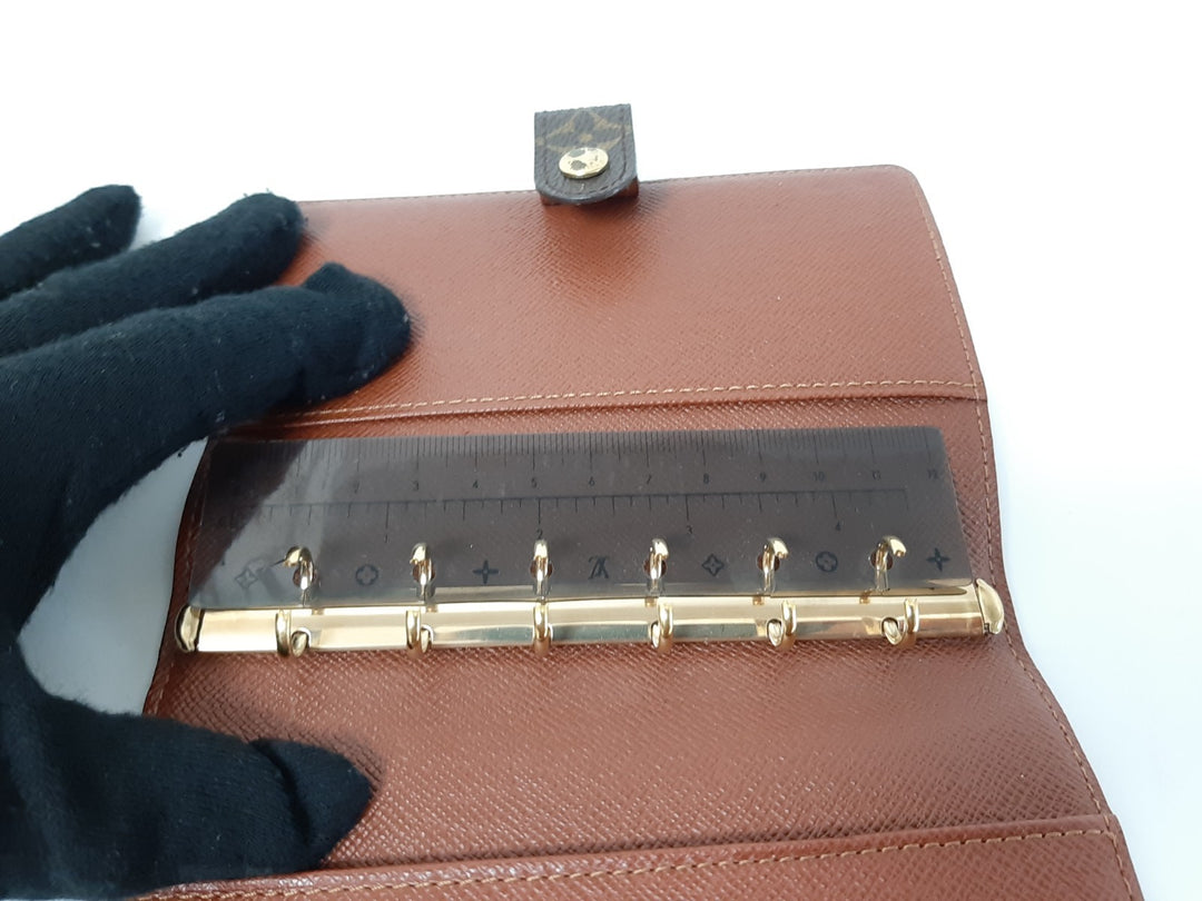 Louis Vuitton LV Agenda PM R20005 Notebook Cover Monogram Brown CA10005