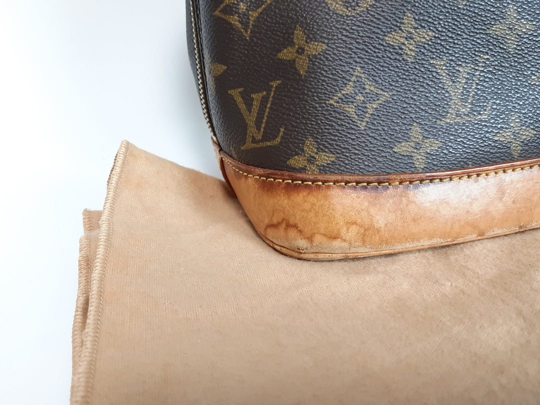 Louis Vuitton Monogram Alma Hand Bag Purse M51130 LV BA09472