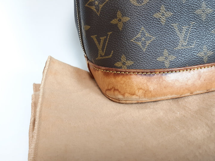 Louis Vuitton Monogram Alma Hand Bag Purse M51130 LV BA09472