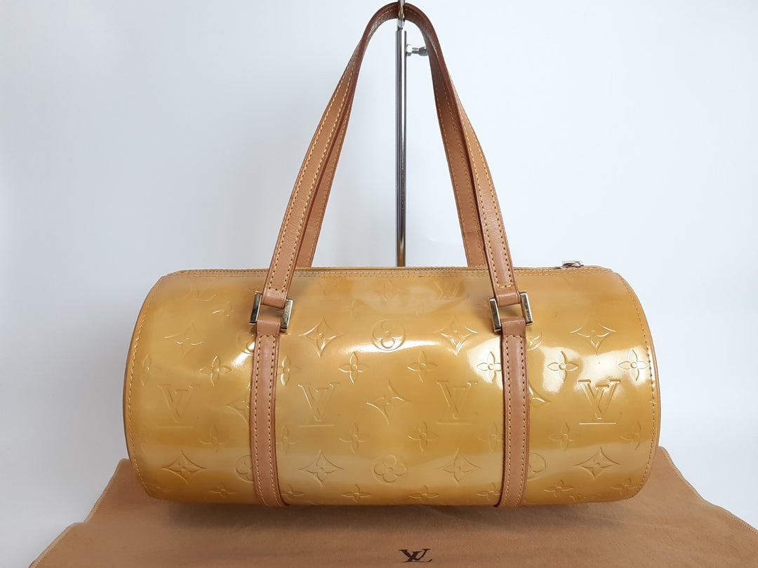 Louis Vuitton Vernis Bedford Handtasche M91006 Vernis Monogram Gelb VI10100