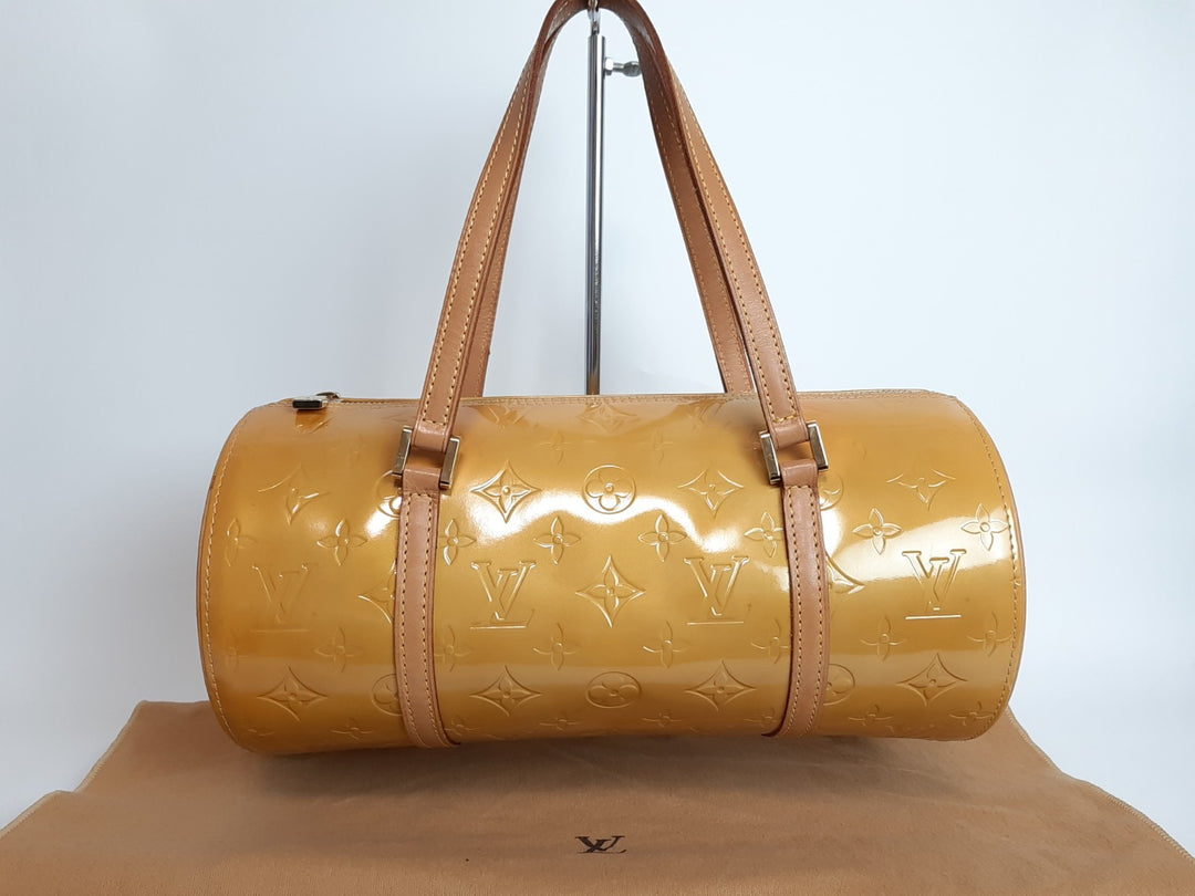 Louis Vuitton Vernis Bedford Handtasche M91006 Vernis Monogram Gelb VI10101