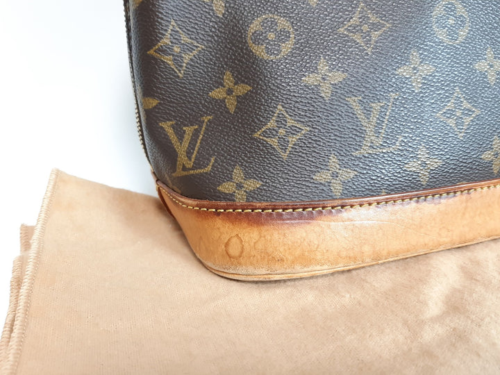 Louis Vuitton Monogram Alma Hand Bag Purse M51130 LV BA09476