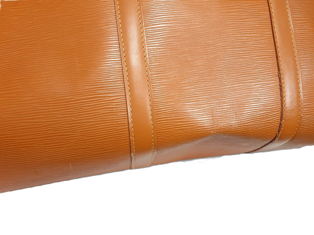 LOUIS VUITTON LV Monogram Epi Keepall 60 M42964 Brown MI1910 Boston Bag2