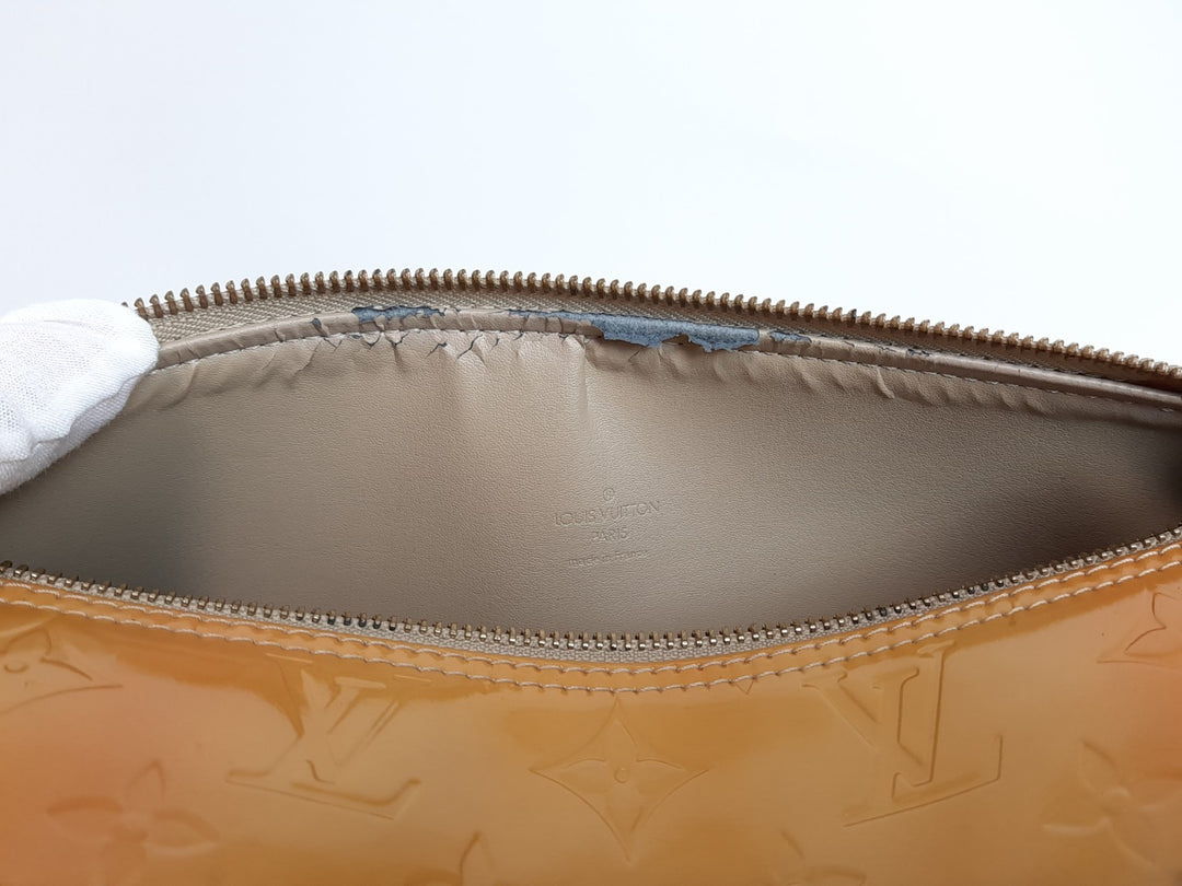 Louis Vuitton Vernis Bedford Handtasche M91006 Vernis Monogram Gelb VI101011