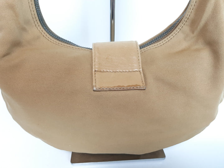 FENDI Baguette Hobo Shoulder Hand Bag Canvas Leather Brown Dust Bag9