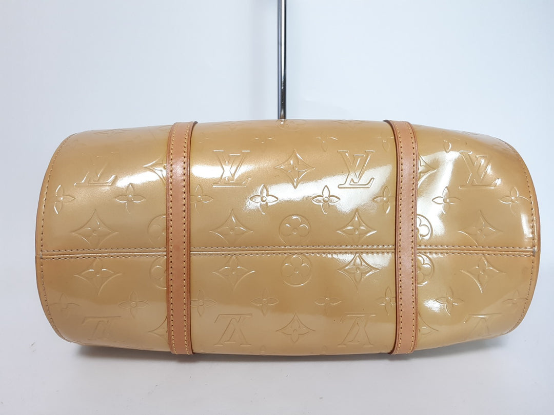 Louis Vuitton Vernis Bedford Hand Bag M91006 Vernis Monogram Yellow VI09999