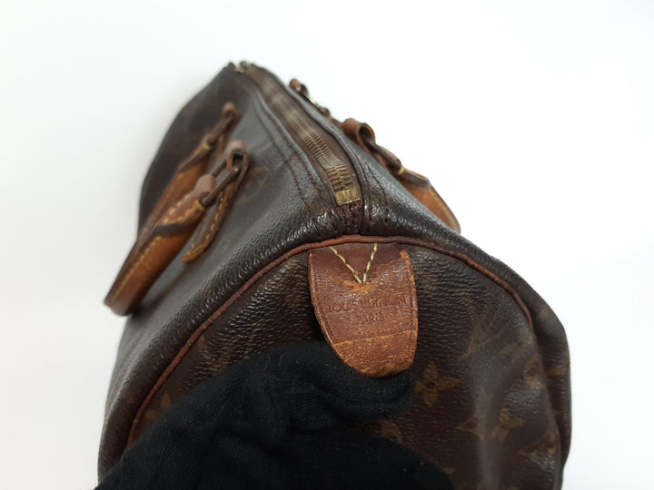 LOUIS VUITTON Speedy30 M41108 Monogram  Hand Shoulder Bag Brown SP09745