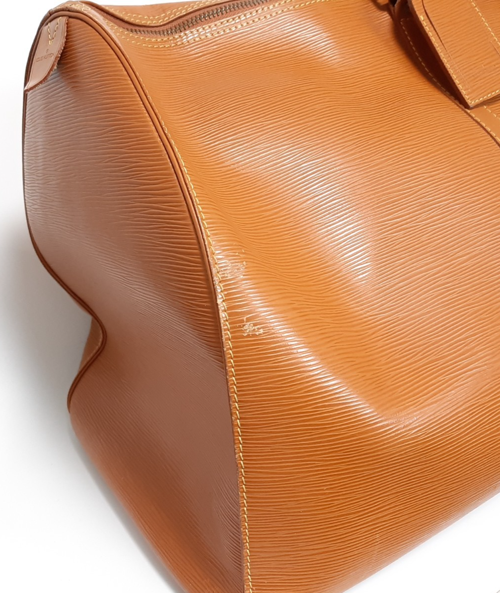 LOUIS VUITTON LV Monogram Epi Keepall 60 M42964 Brown MI1910 Boston Bag4